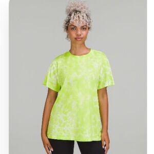 Lululemon All Yours Cotton T-Shirt Tie-Dye size:14